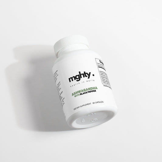 Organic Ashwagandha + Black Pepper – 60 Capsules