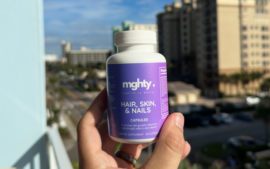 Exciting News: Introducing mghty's Hair, Skin, and Nails Essentials Supplement!