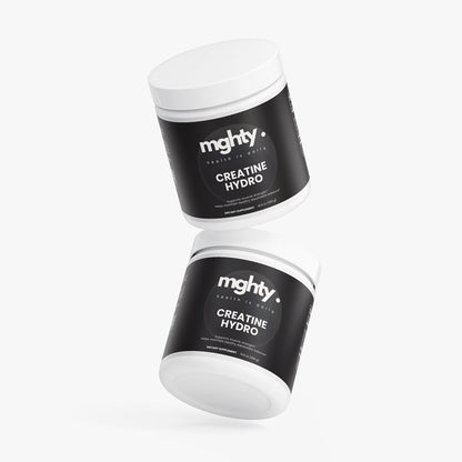 mghty Creatine Hydration Powder - Lemon Flavor 10.6oz | Pre/Post Workout Energy