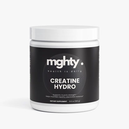 mghty Creatine Hydration Powder - Lemon Flavor 10.6oz | Pre/Post Workout Energy